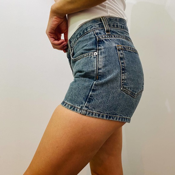 VTG Calvin Klein Low Rise Short Jean Shorts 5 - Picture 3 of 12